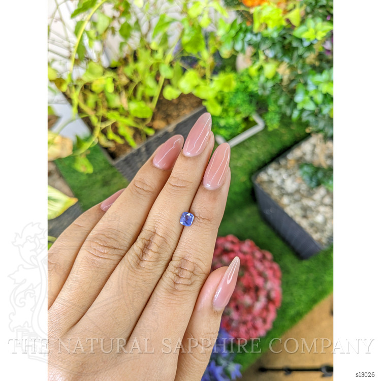 0.54 Ct. Blue Sapphire from Ceylon (Sri Lanka)
