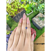 0.55 Ct. Blue Sapphire from Ceylon (Sri Lanka) Life Style