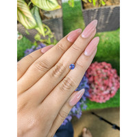 0.55 Ct. Blue Sapphire from Ceylon (Sri Lanka) Life Style