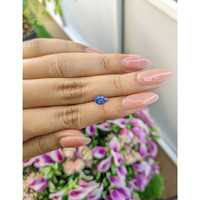 0.83 Ct. Blue Sapphire from Ceylon (Sri Lanka) Life Style