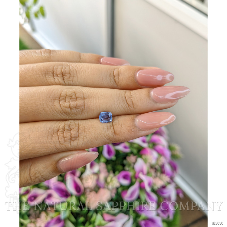 0.83 Ct. Blue Sapphire from Ceylon (Sri Lanka)