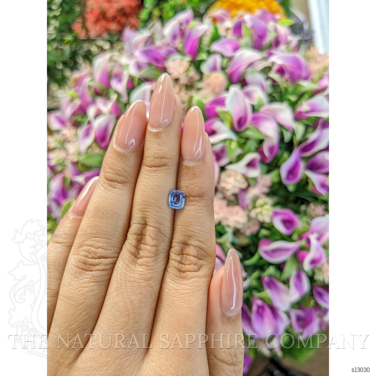 0.83 Ct. Blue Sapphire from Ceylon (Sri Lanka)