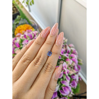 0.83 Ct. Blue Sapphire from Ceylon (Sri Lanka) Life Style