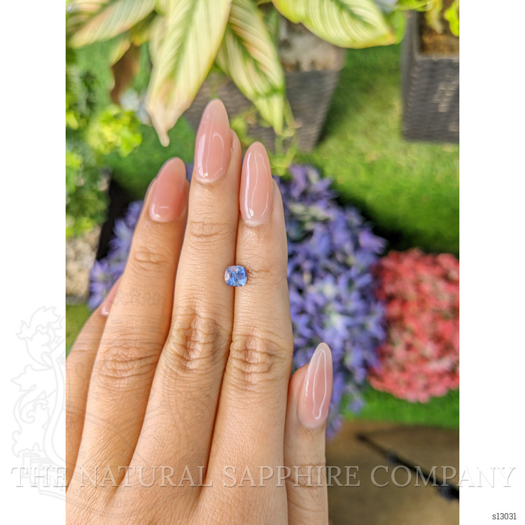 0.73 Ct. Blue Sapphire from Ceylon (Sri Lanka)