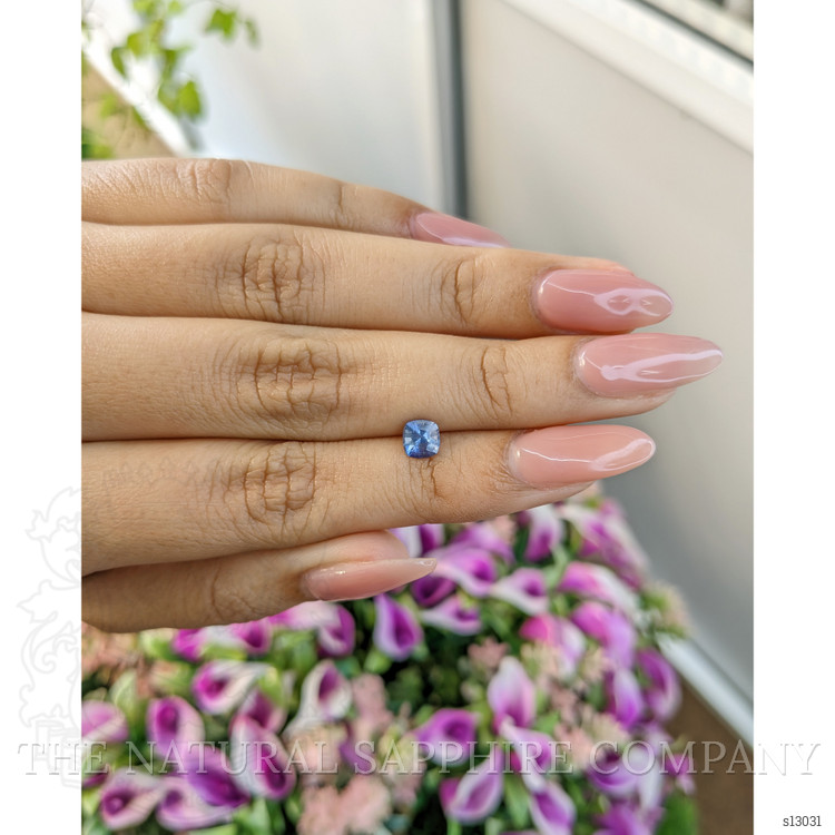 0.73 Ct. Blue Sapphire from Ceylon (Sri Lanka)