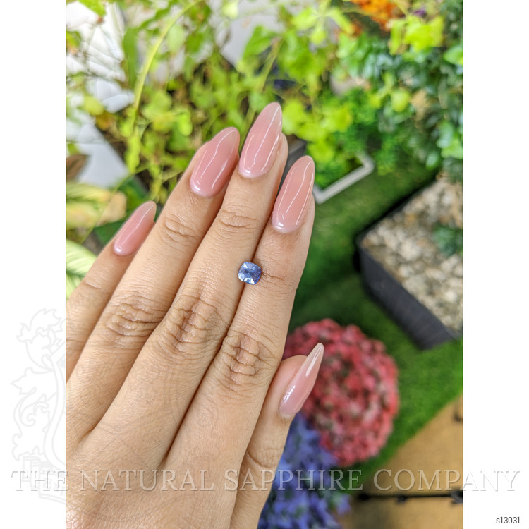 0.73 Ct. Blue Sapphire from Ceylon (Sri Lanka)