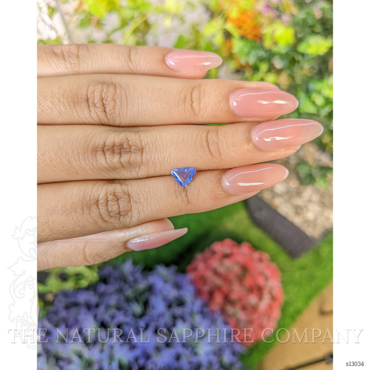 0.69 Ct. Blue Sapphire from Ceylon (Sri Lanka)