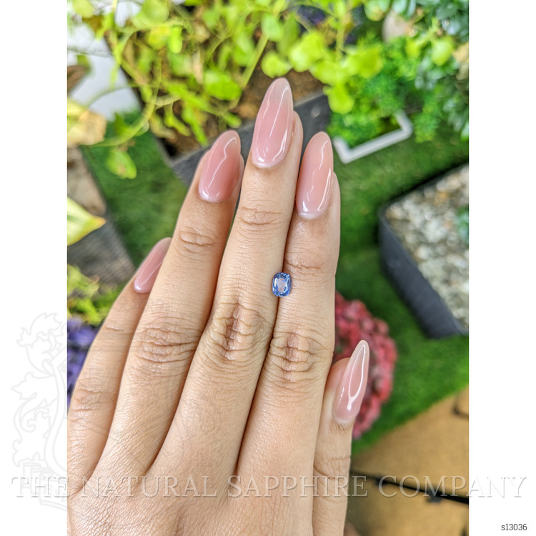 0.62 Ct. Blue Sapphire from Ceylon (Sri Lanka)