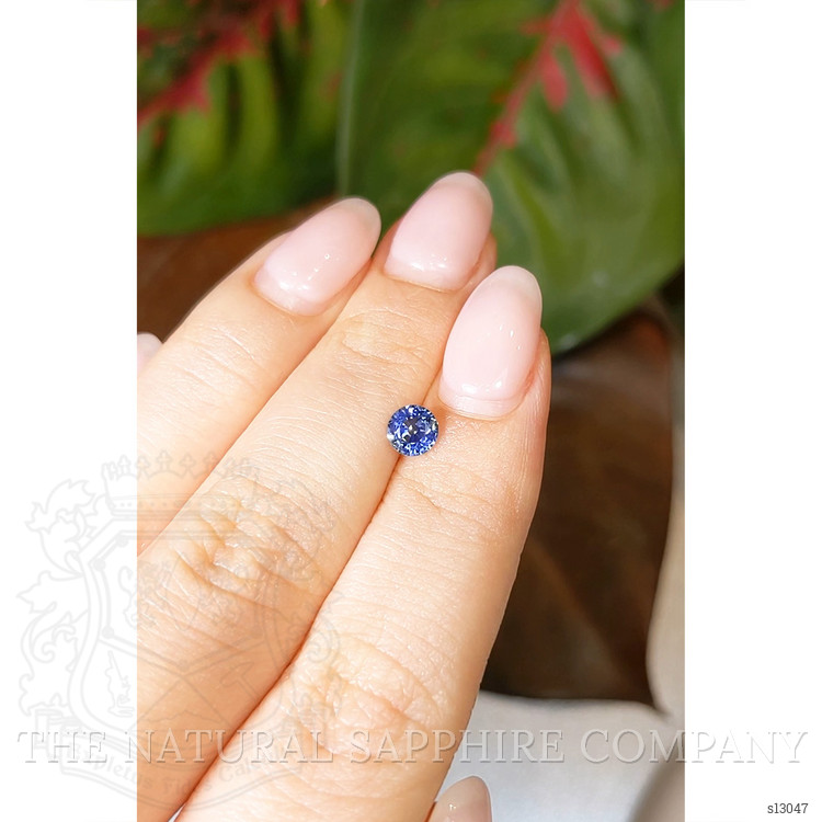 0.65 Ct. Blue Sapphire from Ceylon (Sri Lanka)