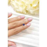 0.68 Ct. Blue Sapphire from Ceylon (Sri Lanka) Life Style