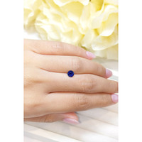 0.73 Ct. Blue Sapphire from Ceylon (Sri Lanka) Life Style