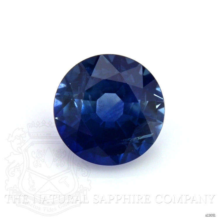 0.79 Ct. Blue Sapphire from Ceylon (Sri Lanka)
