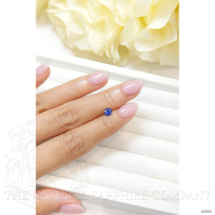 0.53 Ct. Blue Sapphire from Ceylon (Sri Lanka)