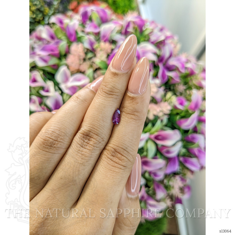 0.77 Ct. Pinkish Purple Sapphire from Ceylon (Sri Lanka)