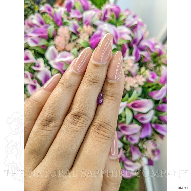 0.77 Ct. Pinkish Purple Sapphire from Ceylon (Sri Lanka)