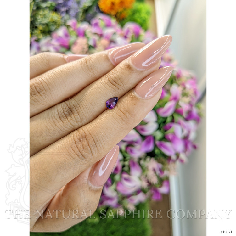 0.54 Ct. Pinkish Purple Sapphire from Ceylon (Sri Lanka)