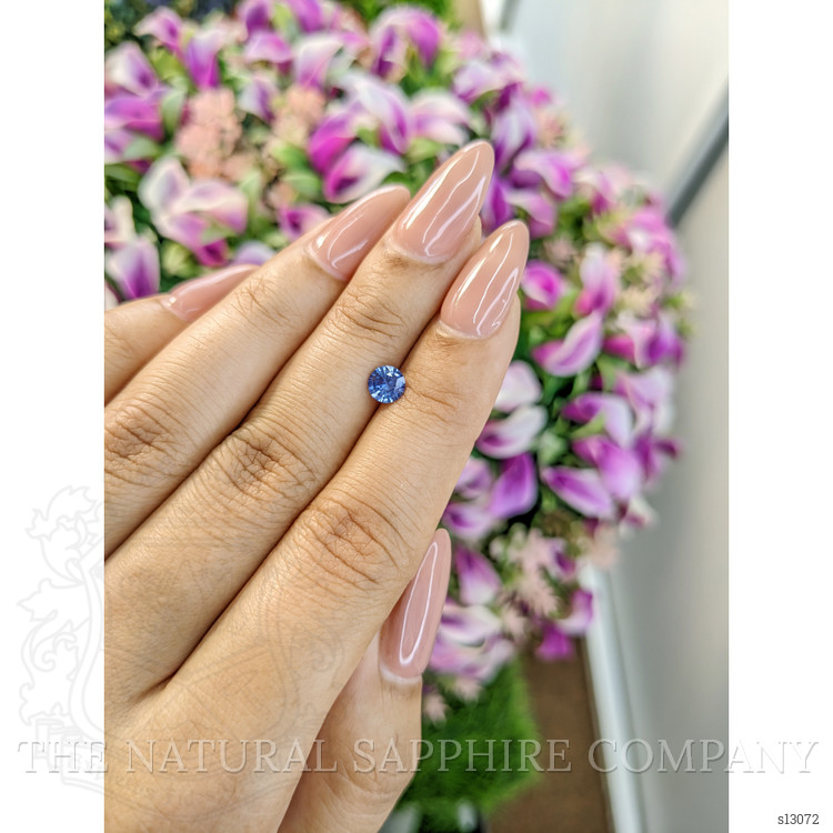 0.54 Ct. Blue Sapphire from Ceylon (Sri Lanka)