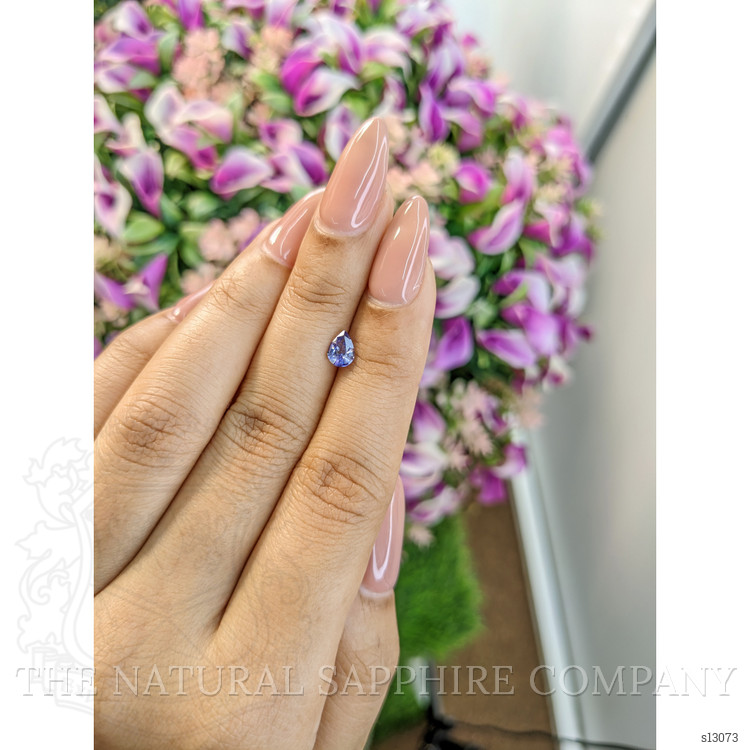 0.59 Ct. Violet Sapphire from Ceylon (Sri Lanka)