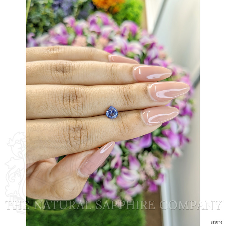0.67 Ct. Blue Sapphire from Ceylon (Sri Lanka)