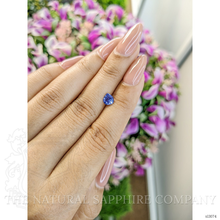 0.67 Ct. Blue Sapphire from Ceylon (Sri Lanka)