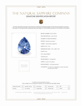 0.63 Ct. Sapphire from Ceylon (Sri Lanka) Scan Report