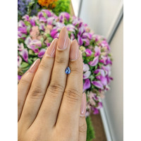 0.63 Ct. Blue Sapphire from Ceylon (Sri Lanka) Life Style