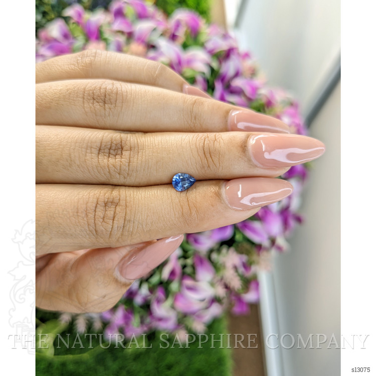 0.63 Ct. Blue Sapphire from Ceylon (Sri Lanka)