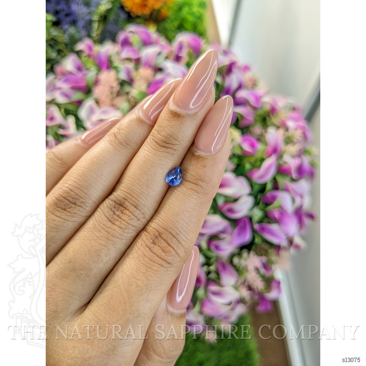 0.63 Ct. Blue Sapphire from Ceylon (Sri Lanka)