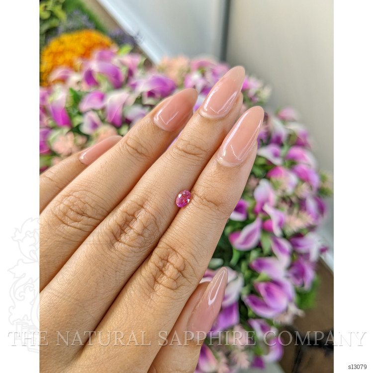 0.43 Ct. Pink Sapphire from Ceylon (Sri Lanka)