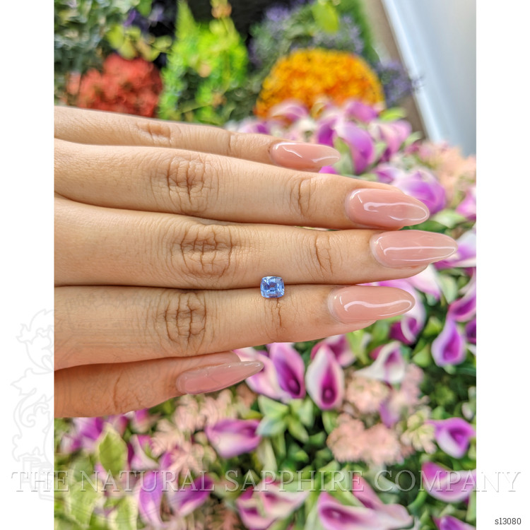 0.71 Ct. Blue Sapphire from Ceylon (Sri Lanka)