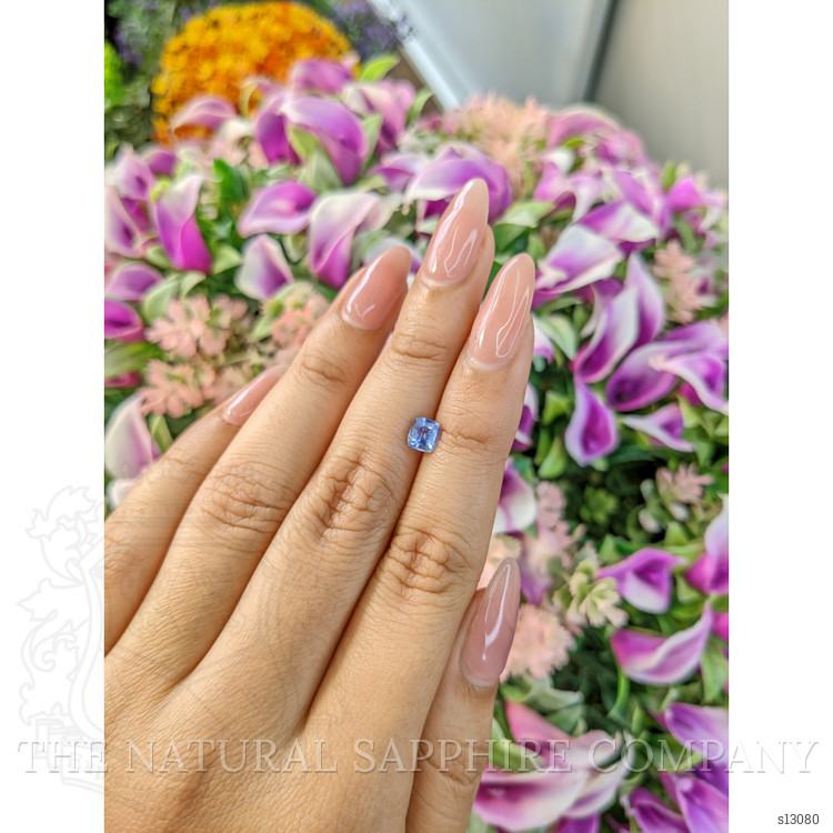 0.71 Ct. Blue Sapphire from Ceylon (Sri Lanka)