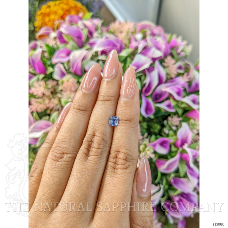 0.71 Ct. Blue Sapphire from Ceylon (Sri Lanka)