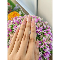 0.91 Ct. Purple Sapphire from Ceylon (Sri Lanka) Life Style