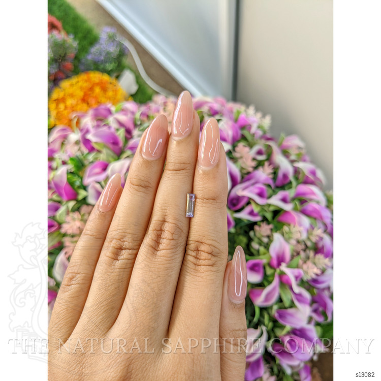 0.91 Ct. Purple Sapphire from Ceylon (Sri Lanka)