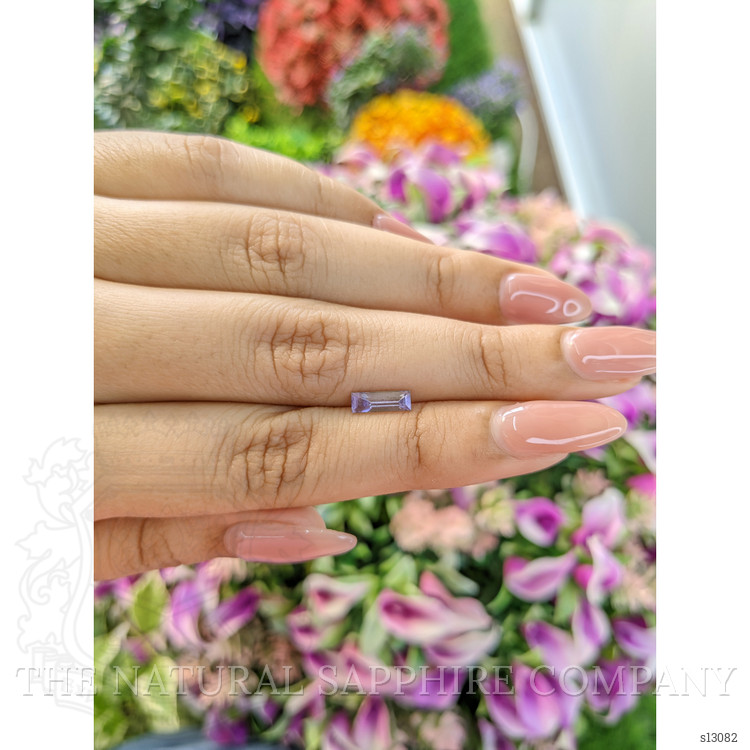 0.91 Ct. Purple Sapphire from Ceylon (Sri Lanka)