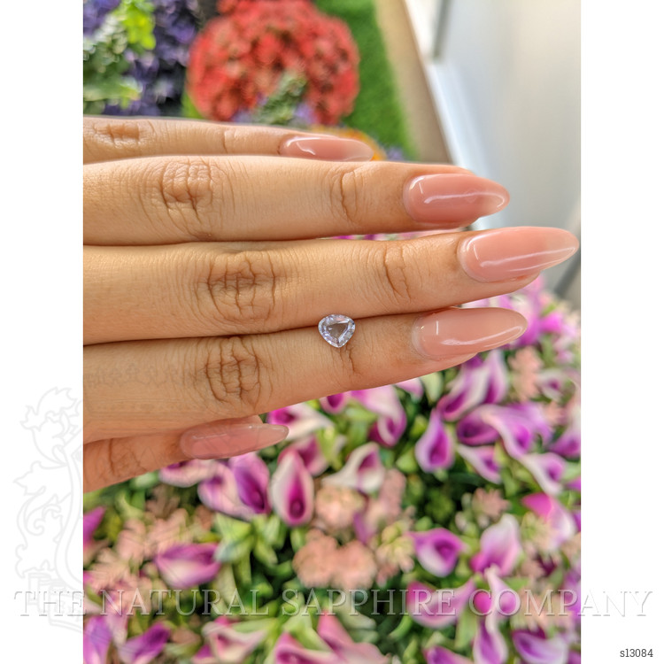 0.76 Ct. White Sapphire from Ceylon (Sri Lanka)