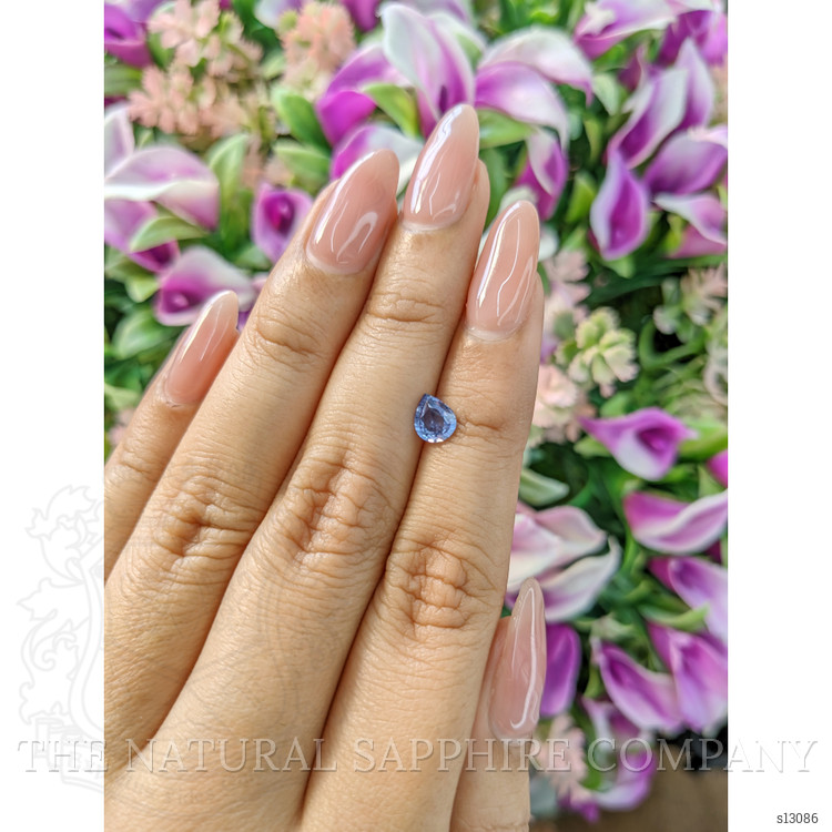 0.63 Ct. Blue Sapphire from Ceylon (Sri Lanka)
