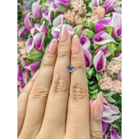 0.63 Ct. Blue Sapphire from Ceylon (Sri Lanka) Life Style