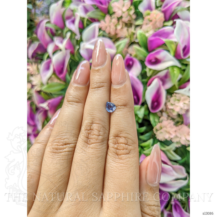 0.63 Ct. Blue Sapphire from Ceylon (Sri Lanka)