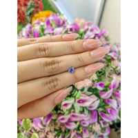 0.63 Ct. Blue Sapphire from Ceylon (Sri Lanka) Life Style