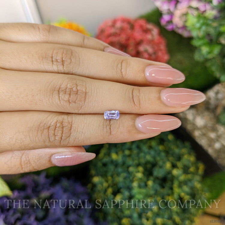 0.65 Ct. Purple Sapphire from Ceylon (Sri Lanka)