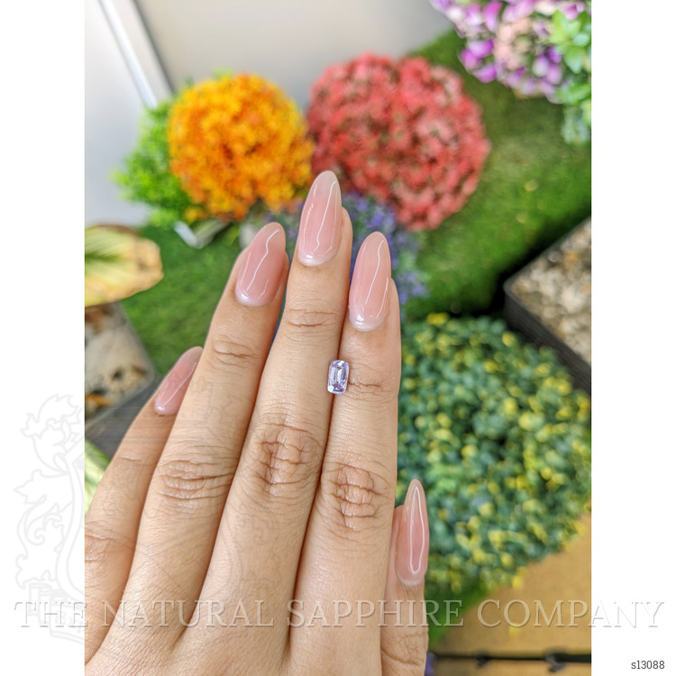 0.65 Ct. Purple Sapphire from Ceylon (Sri Lanka)