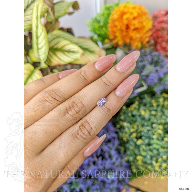 0.65 Ct. Purple Sapphire from Ceylon (Sri Lanka)