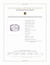 0.54 Ct. Pink Sapphire from Ceylon (Sri Lanka) Scan Report