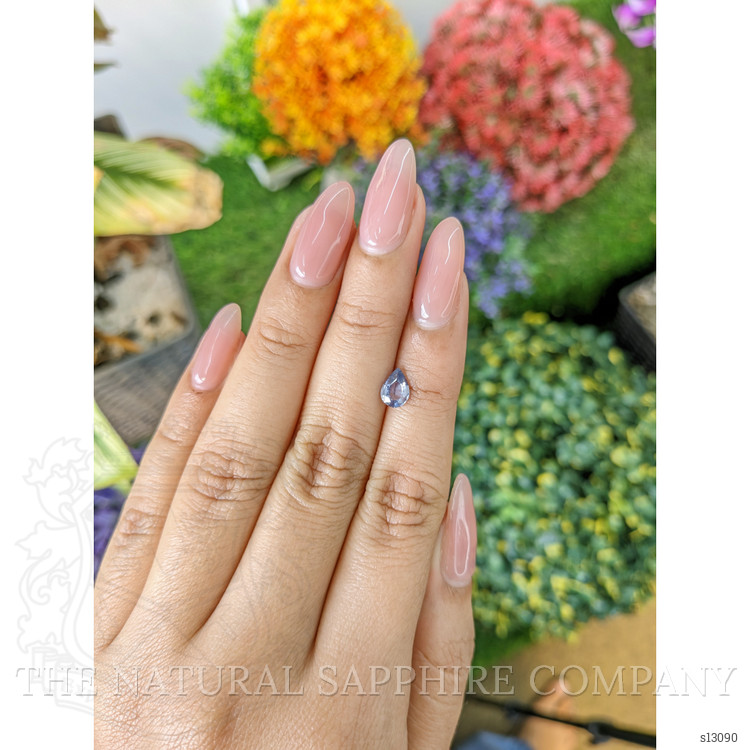 0.72 Ct. Blue Sapphire from Ceylon (Sri Lanka)