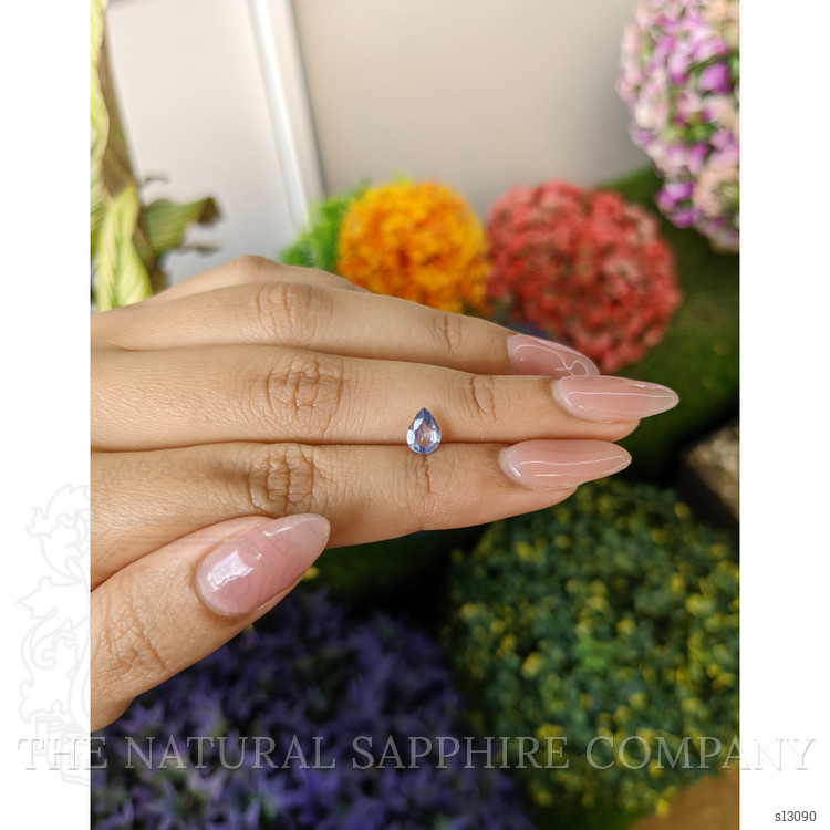 0.72 Ct. Blue Sapphire from Ceylon (Sri Lanka)