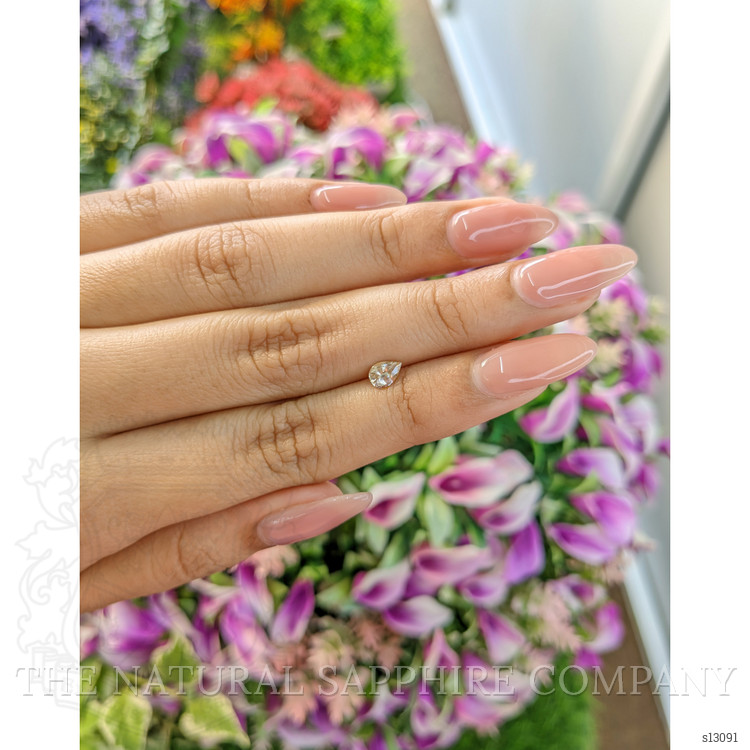 0.57 Ct. Peach Sapphire from Ceylon (Sri Lanka)