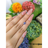 0.84 Ct. Blue Sapphire from Ceylon (Sri Lanka) Life Style