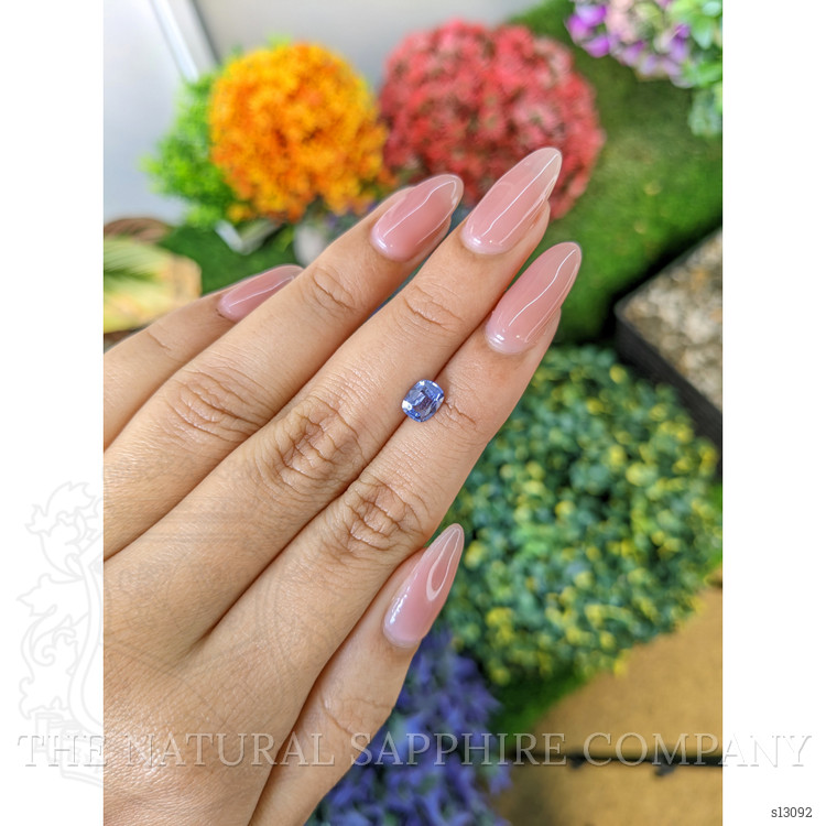 0.84 Ct. Blue Sapphire from Ceylon (Sri Lanka)