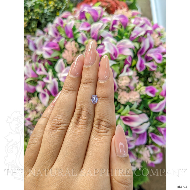 0.65 Ct. Violet Sapphire from Ceylon (Sri Lanka)